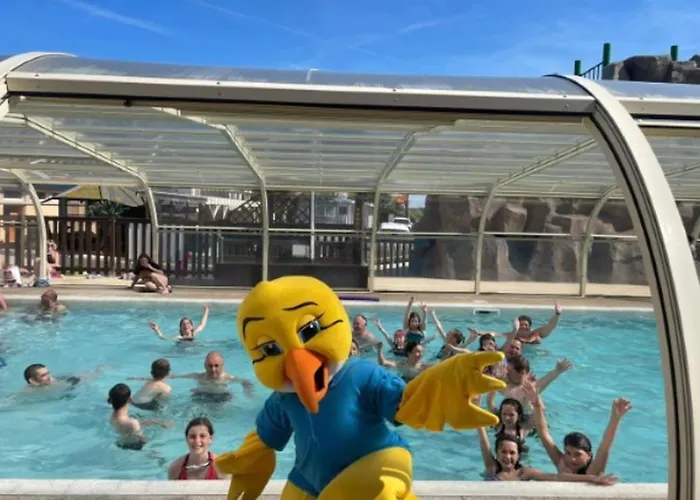 Mobil-home 4 Pers Avec Terrasse A Sainte-marie-du-mont - Api-1-52-1297 * 圣玛丽-迪蒙